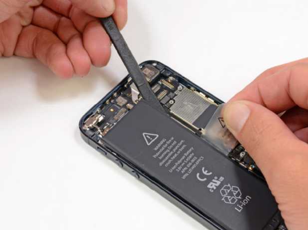 levantando la batería al iPhone 5