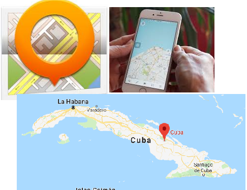 Si viajo a Cuba debo tener los mapas del Osmand