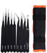 kit de pinzas de precisión para electrónica