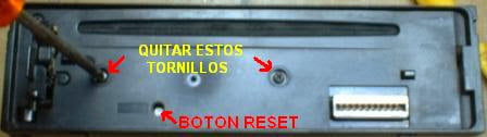 DESMONTAR PARTE DELANTERA DE REPRODUCTORA