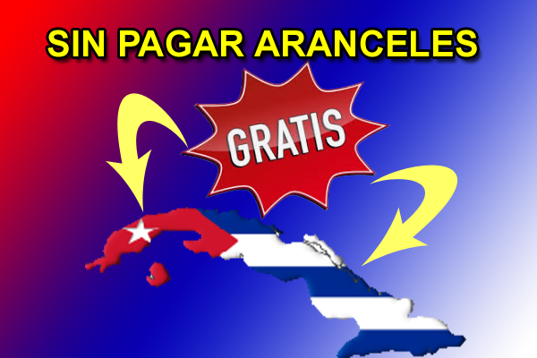 LO QUE SE PUEDE LLEVAR A cUBA LIBRE DE PAGO EN ADUANA