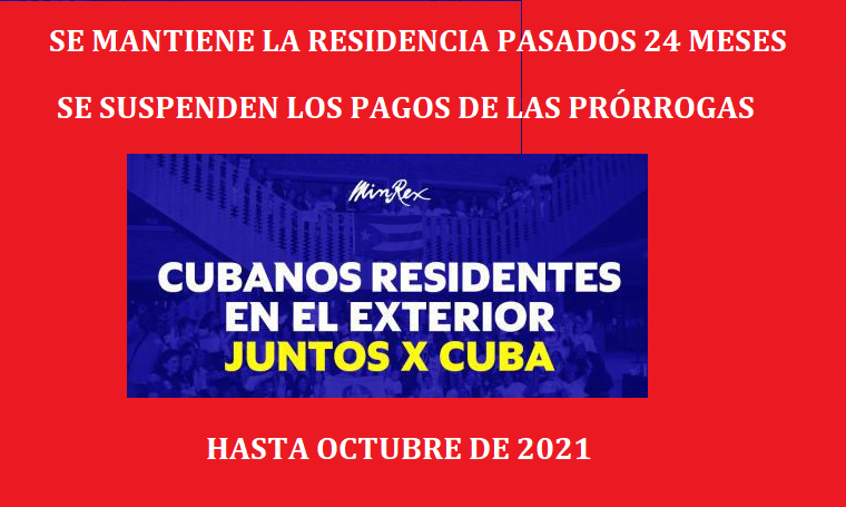 Trámite Consular de Prórroga para Cubanos en el Exterior