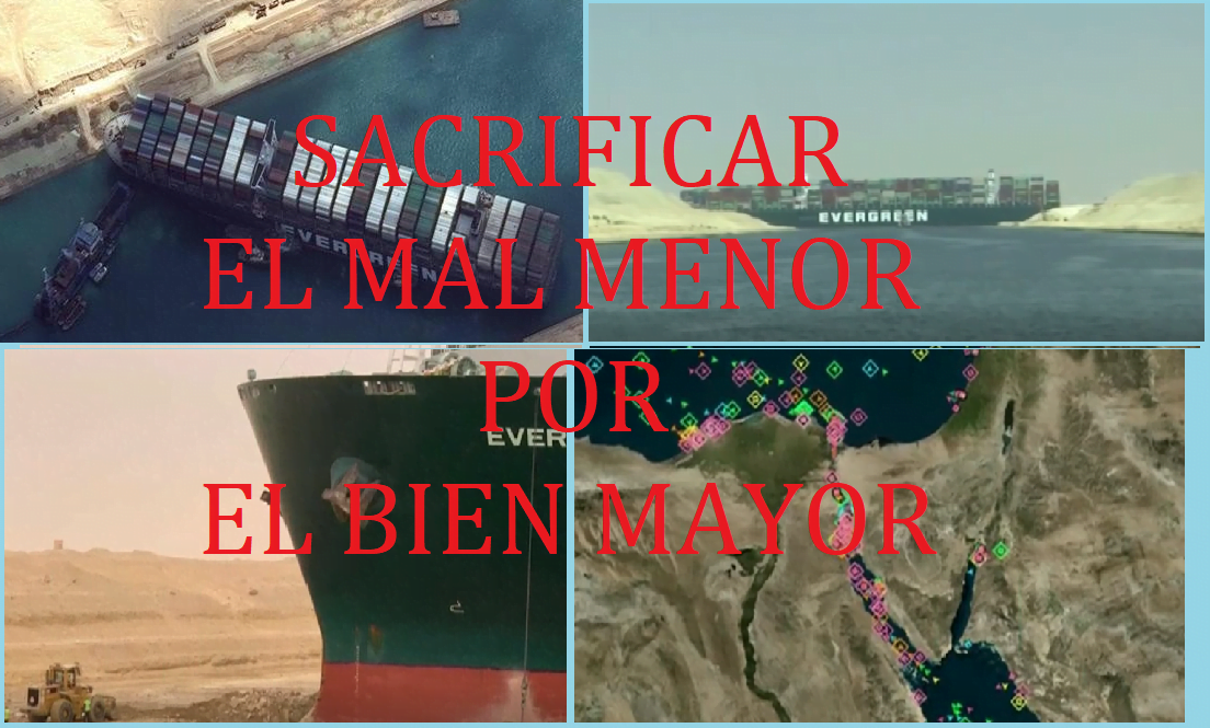 REFLOTAR EL EVERGREEN VARADO EN SUEZ