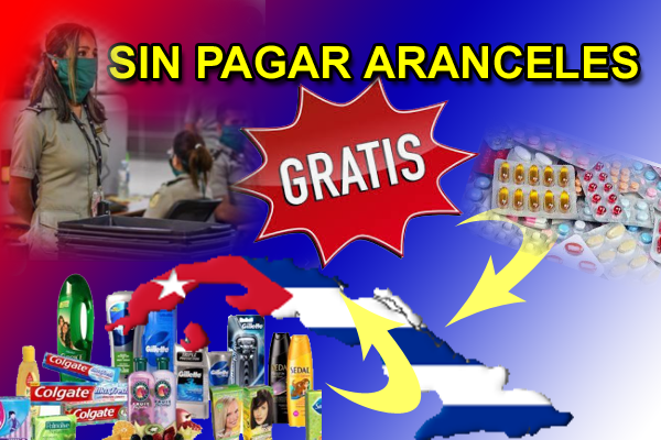 que se puede llevar sin pagar en aduana de Cuba