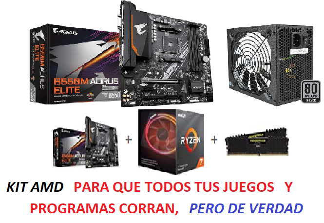 KIT AMD CON RYZEN