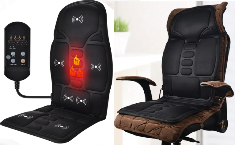 masajes sentado en silla de oficina o en asiento de coche
