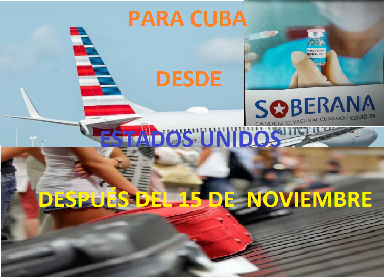 VIAJAR A CUBA DESDE ESTADOS UNIDOS DESPUES DEL 15 DE NOVIEMBRE
