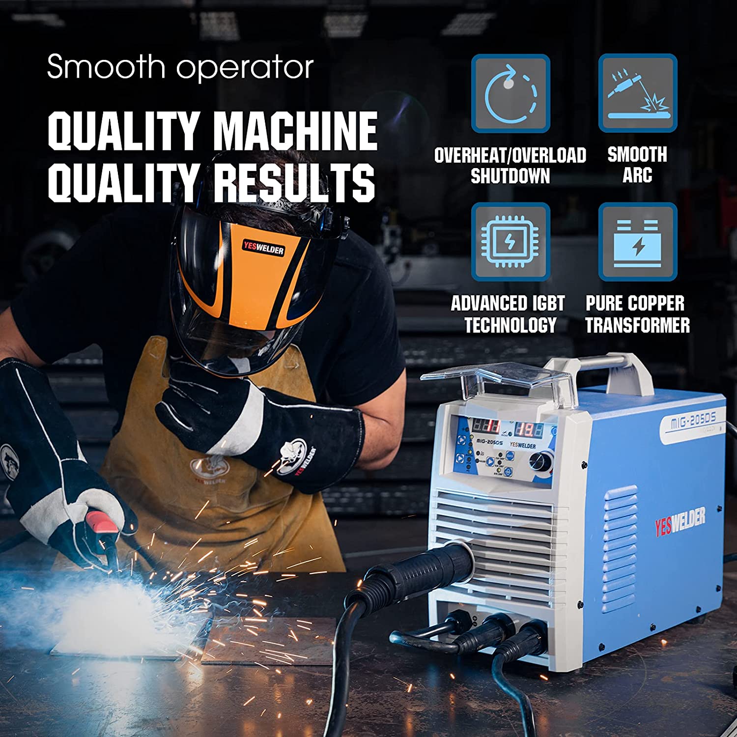 maquina para soldar aluminio y otros metales con tecnologia MIG/MAG/TIG