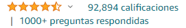 calificaciones de más de 4,5 para la tablet más vendida por Amazon.com