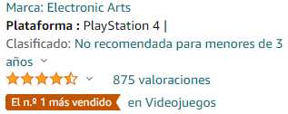 altamente valorado por los jugadores de PlayStation