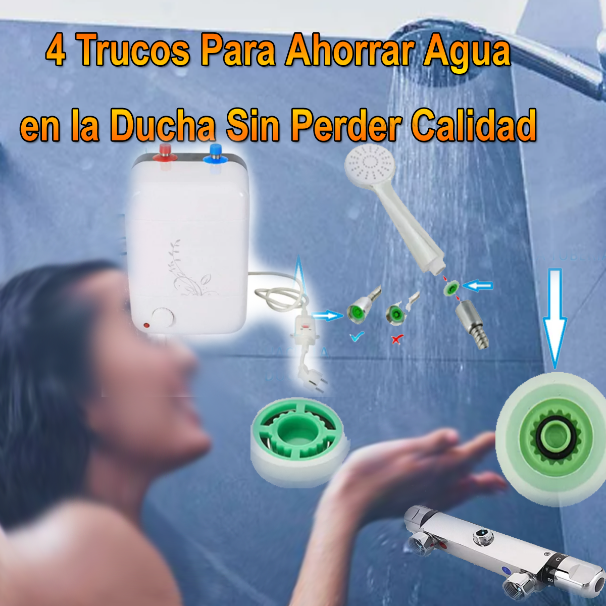 4 trucos para ahorrar agua en la ducha