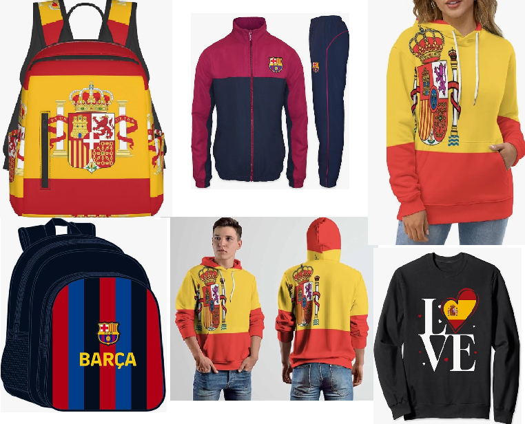 Ropa y Mochilas con Banderas