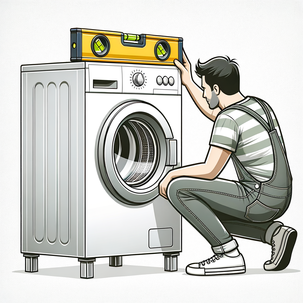 La lavadora debe estar bien nivelada