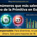 Los 3 números que más salen en la Primitiva
